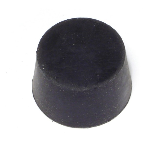 Midwest Fastener 1.6" x 1-13/32" x 1" #8-1/2 Black Rubber Stoppers 3PK 65883